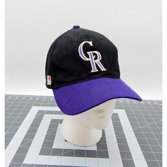 Vintage Sports Specialties MLB Colorado Rockies Two Tone Plain Logo Snapback Hat